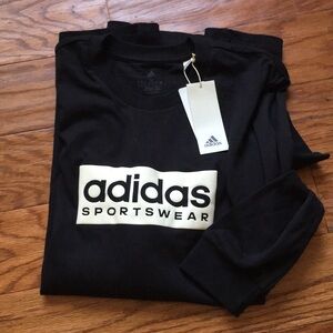 Mens black Adidas long sleeve NWT